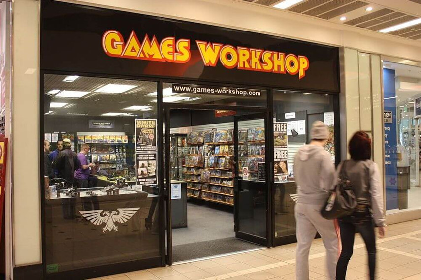 Один из фирменных магазинов Games Workshop