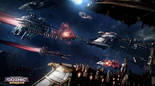 Battlefleet Gothic: Armada - Новые скриншоты битв в космосе