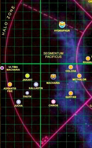 Карта Сегментум Пацификус
